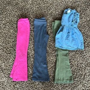Girls Size 5 Flared Pant Bundle